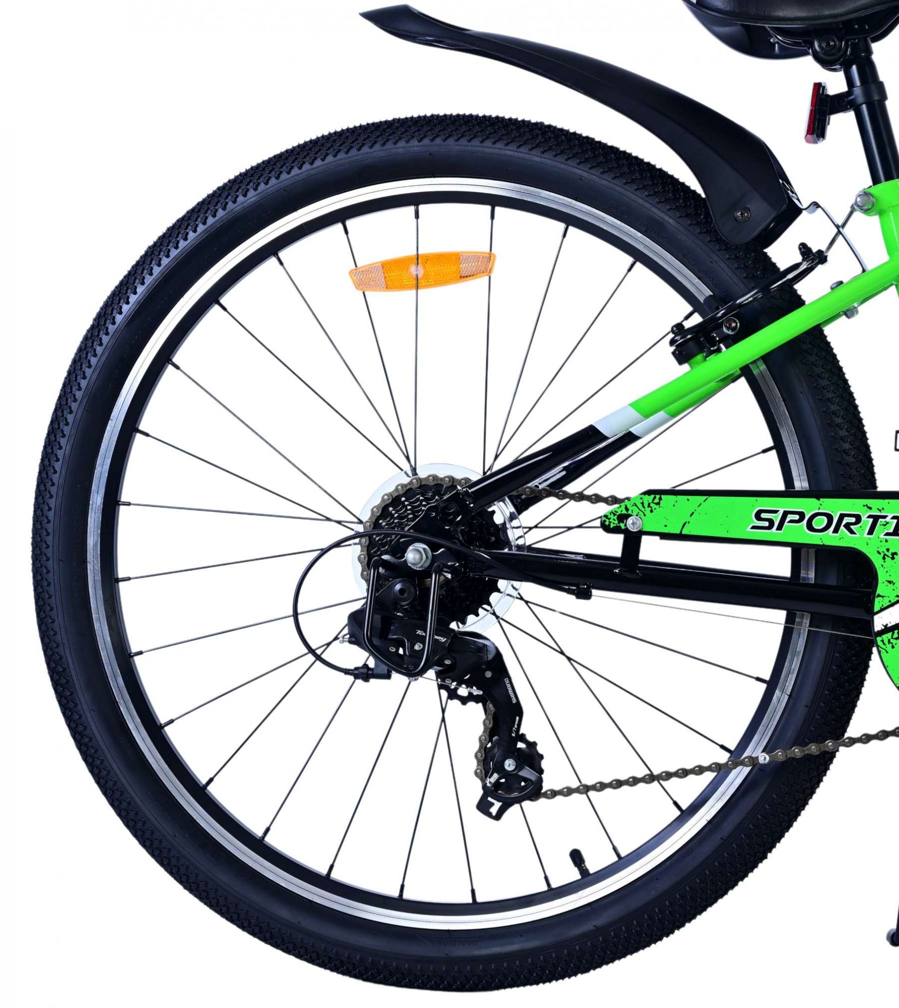 Volare | Jongens Kinderfiets Sportivo, 26 inch, Groen, 7 versnellingen - Afbeelding 2