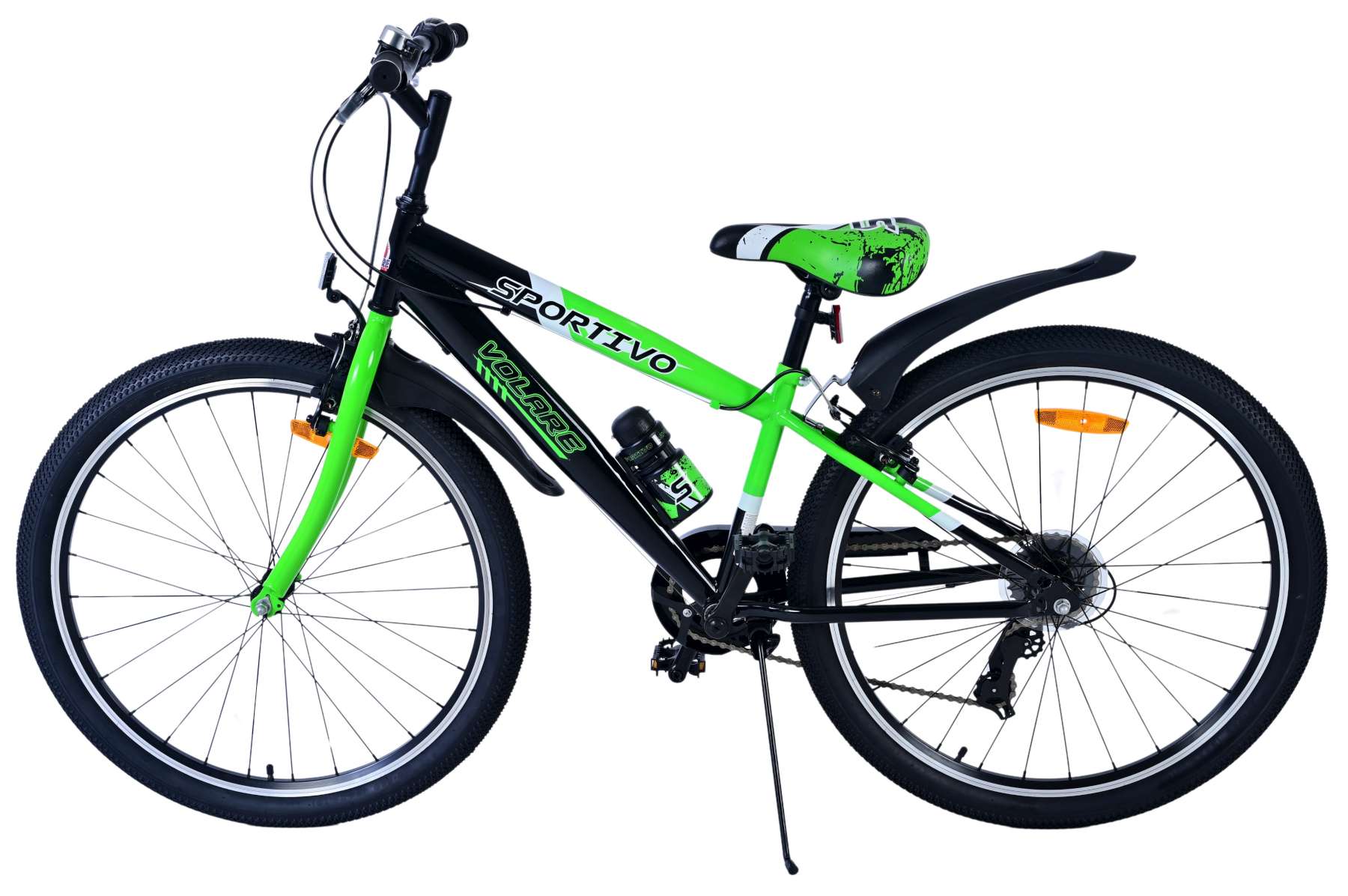 Volare | Jongens Kinderfiets Sportivo, 26 inch, Groen, 7 versnellingen - Afbeelding 8