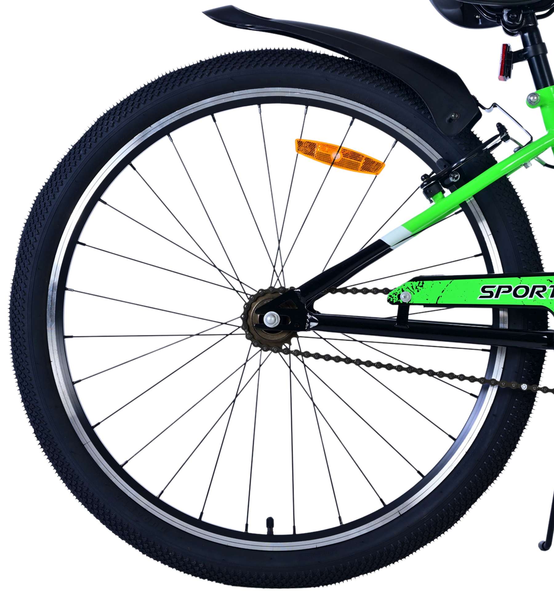 Volare | Jongens Kinderfiets Sportivo, 26 inch, Groen, Twee Handremmen - Afbeelding 2