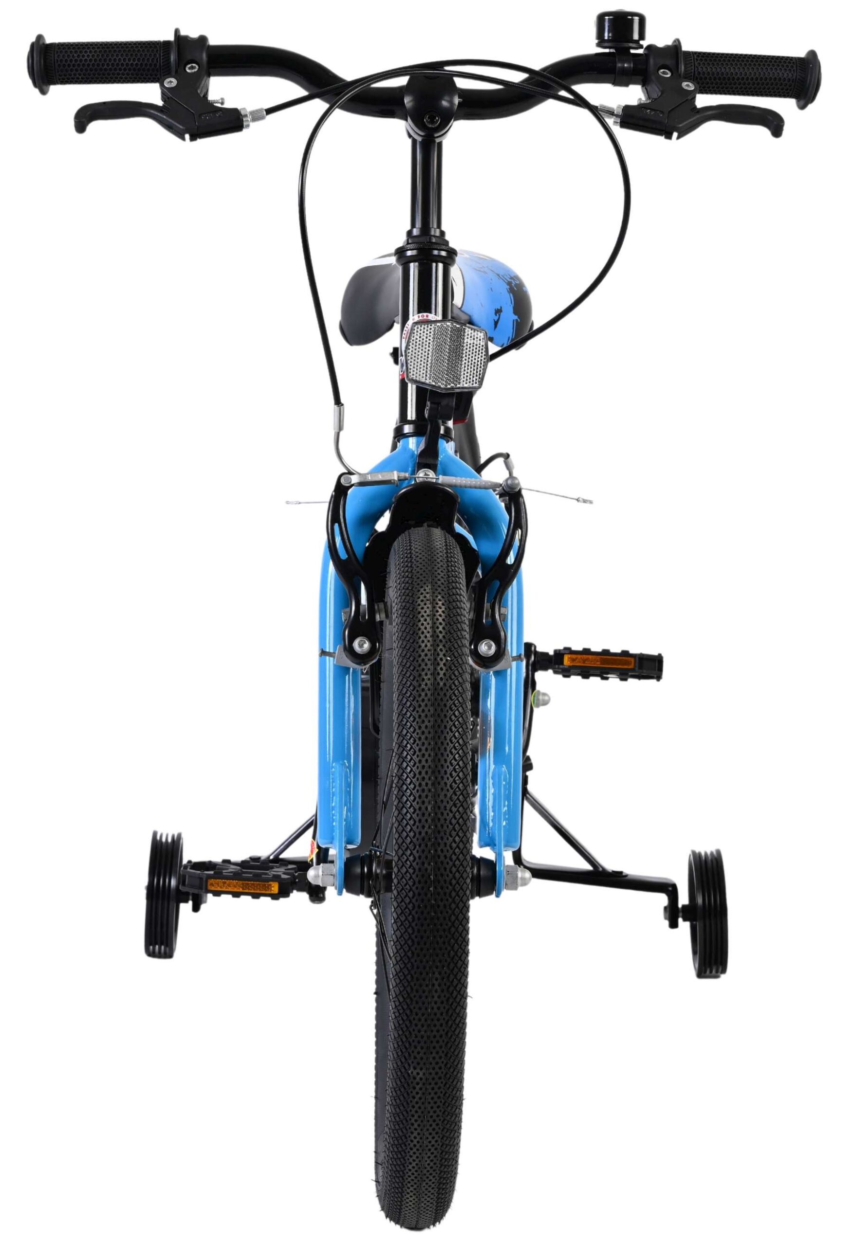 Volare | Jongens Kinderfiets Sportivo, 18 inch, Blauw Zwart, Twee Handremmen - Afbeelding 6