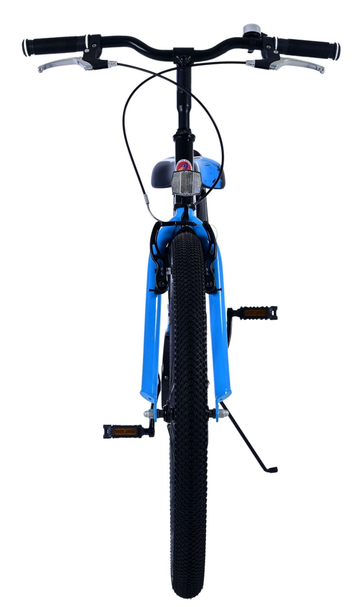 Volare | Jongens Kinderfiets Sportivo, 24 inch, Zwart Blauw, Twee Handremmen - Afbeelding 6