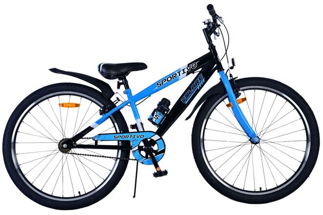 Volare | Jongens Kinderfiets Sportivo, 26 inch, Blauw, Twee Handremmen