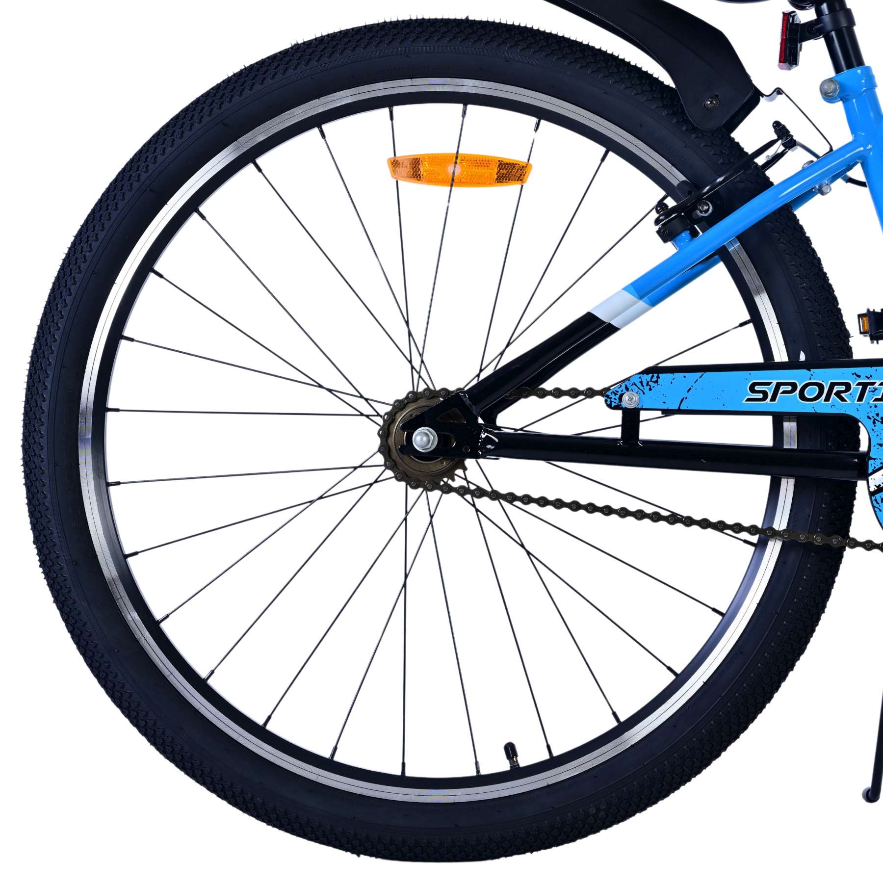 Volare | Jongens Kinderfiets Sportivo, 26 inch, Blauw, Twee Handremmen - Afbeelding 2