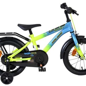 Volare | Jongens Kinderfiets Thombike, 14 inch, Blauw/Geel
