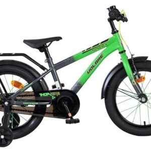 Volare | Jongens Kinderfiets Thombike, 16 inch, Groen Grijs