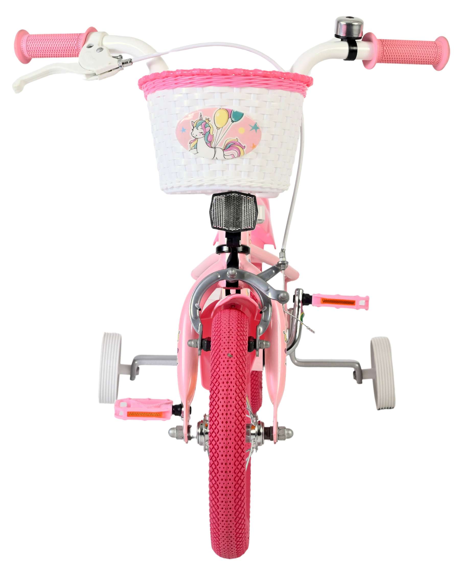 Volare | Meisjes Kinderfiets Unicorn, 12 inch, Roze - Afbeelding 6