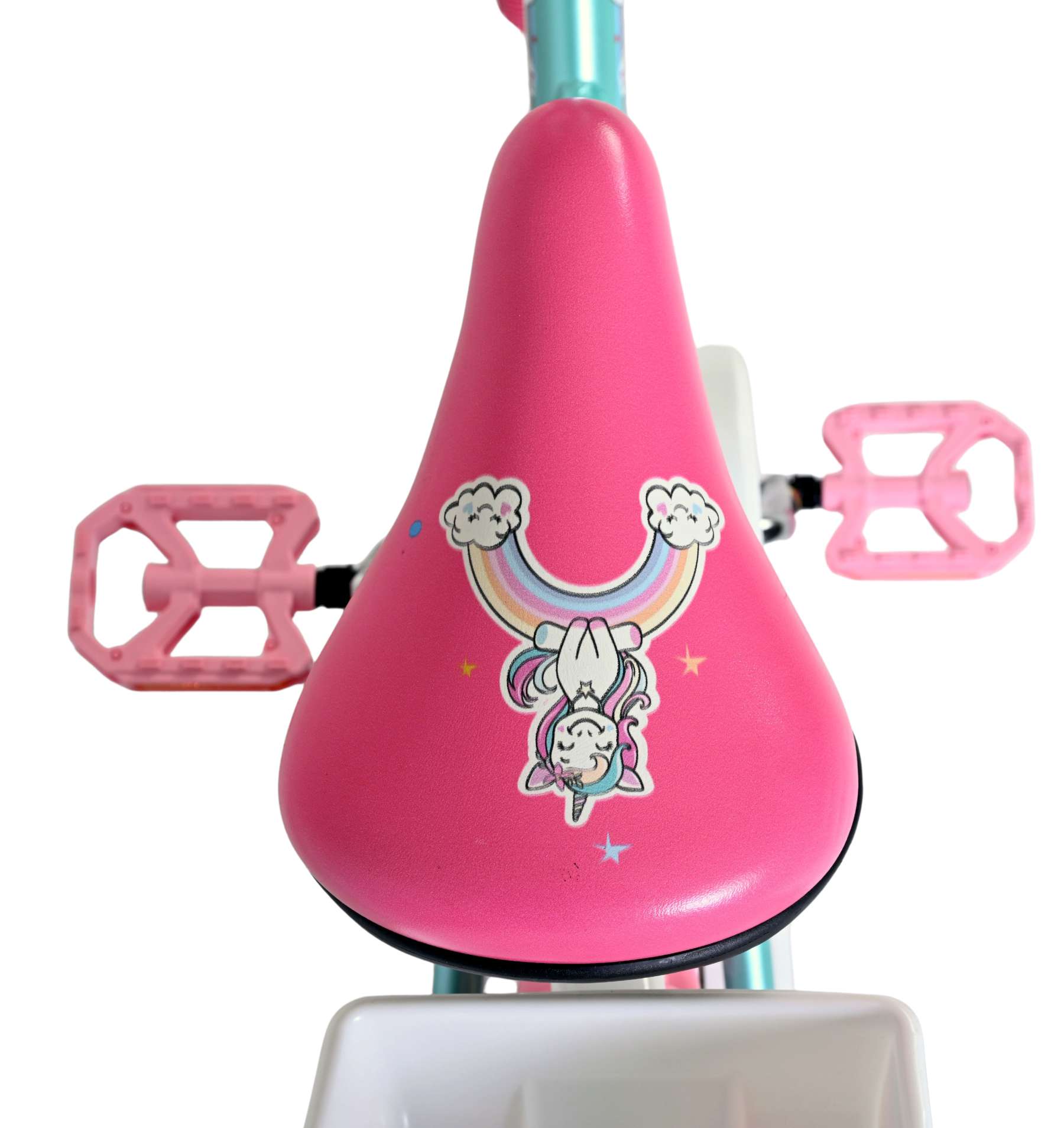 Volare | Meisjes Kinderfiets Unicorn, 16 inch, Groen - Afbeelding 4