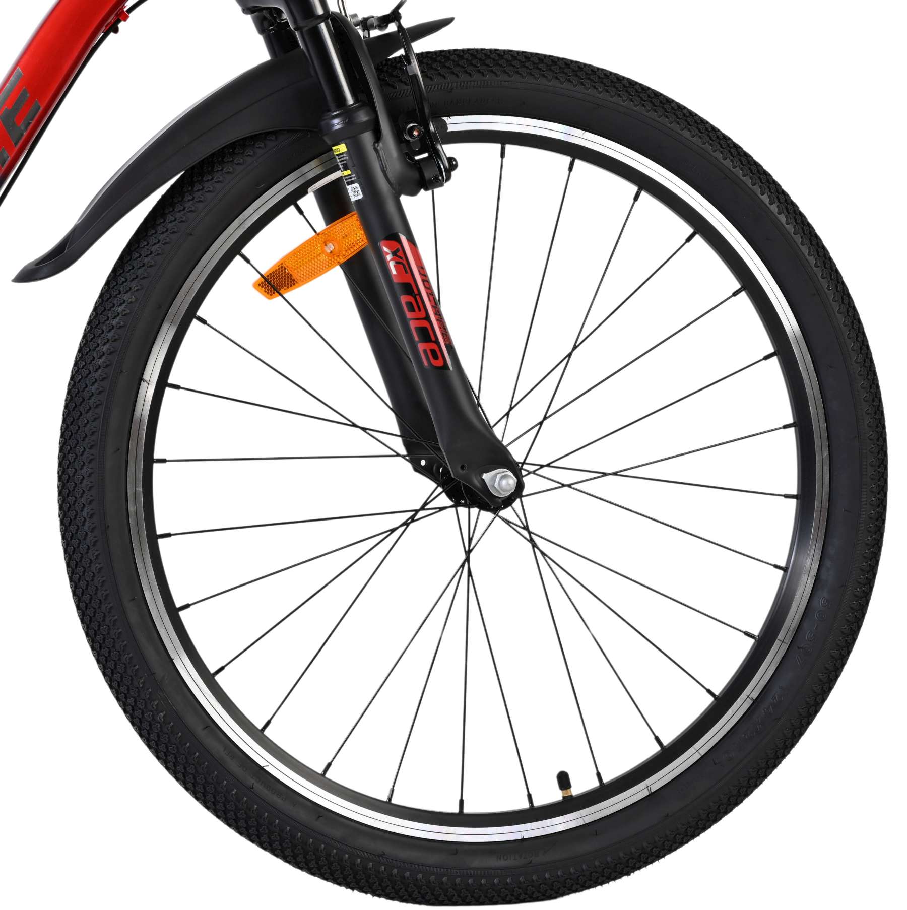Volare XC Race Kinderfiets - 24 inch - Nexus 3 - Rood/Grijs - Afbeelding 3