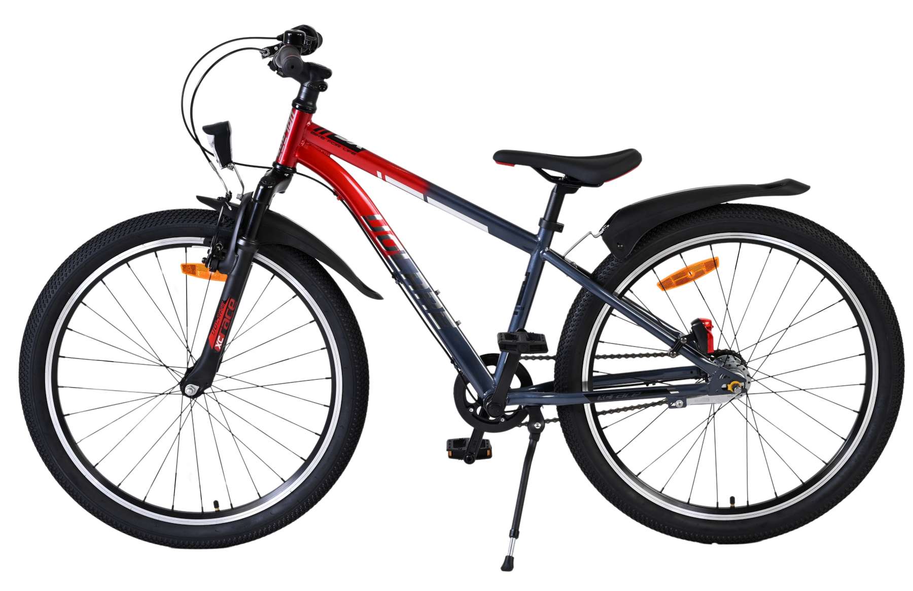 Volare XC Race Kinderfiets - 24 inch - Nexus 3 - Rood/Grijs - Afbeelding 8