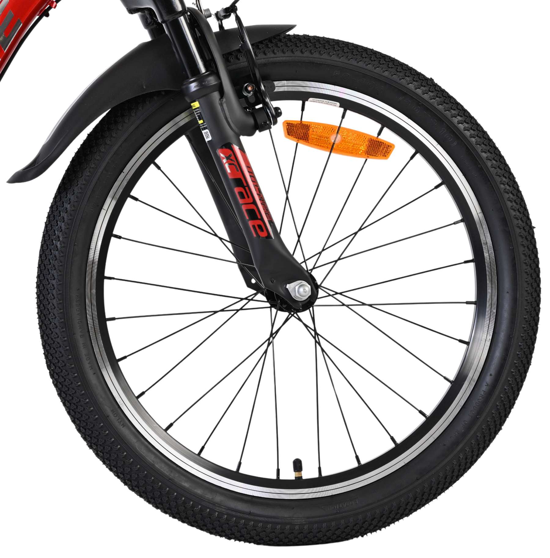 Volare XC Race Kinderfiets - 20 inch - Nexus 3 - Rood/Grijs - Afbeelding 3